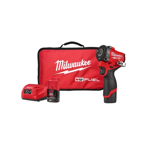 M12 FUEL&trade; 3/8&quot; Stubby Impact Wrench with Friction Ring Kit