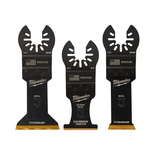 OPEN-LOK&trade; 3PC Metal Cutting Multi-Tool Blade Variety Pack