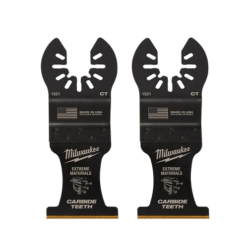 35mm (1 3/8&quot;) OPEN-LOK&trade; Extreme Material Titanium Enhanced Carbide Teeth Blade 2Pk