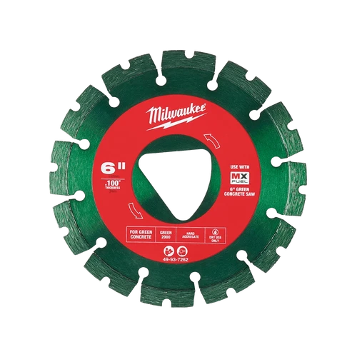 150mm (6&quot;) Green Concrete Diamond Blade - Green