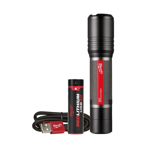 REDLITHIUM&trade; USB Rechargeable Slide Focus Flashlight Kit