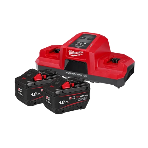 M18&trade; REDLITHIUM&trade; FORGE&trade; 12.0Ah Super Charger Starter Pack