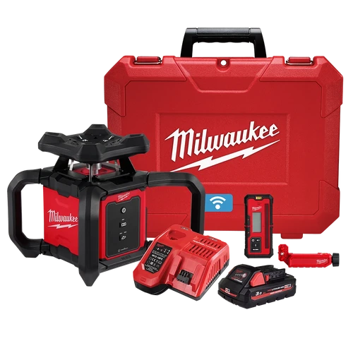 M18&trade; Horizontal Rotary Laser 610m (2000') Red Kit