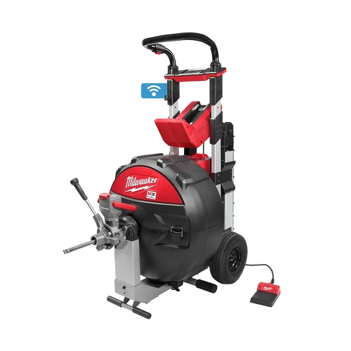 MX FUEL&trade; Sewer Drum Machine with POWERTREDZ&trade; Lift Assist