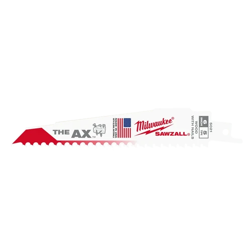 SAWZALL&trade; The AX&trade; 150mm 6&quot; 5TPI Blade 5 Pack