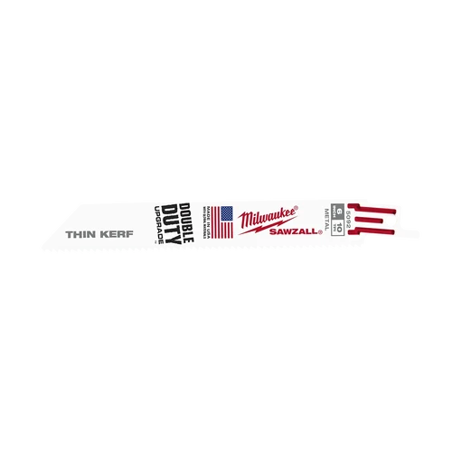SAWZALL&trade; Thin Kerf Metal 150mm 6&quot; 10TPI Blade 5 Pack