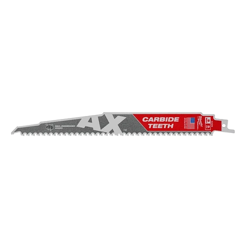 SAWZALL&trade; The AX&trade; with Carbide Teeth 230mm 9&quot; 5TPI Blade 1 Pack