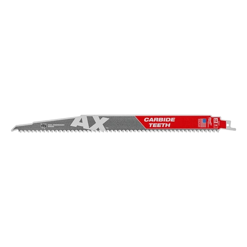 SAWZALL&trade; The AX&trade; with Carbide Teeth 300mm 12&quot; 5TPI Blade 1 Pack