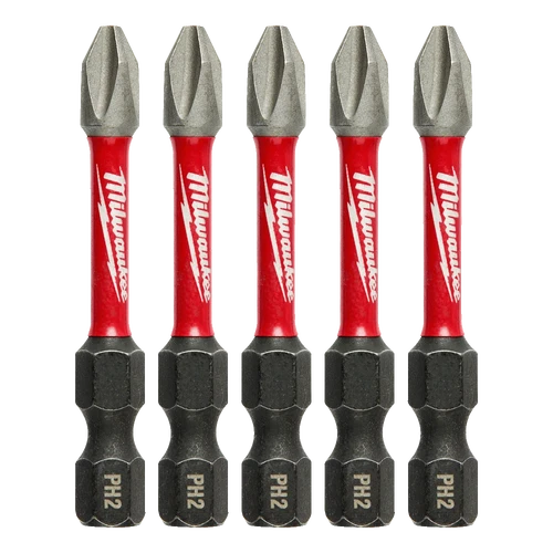 SHOCKWAVE&trade; Power Bit Phillips #2 50mm (2&quot;) 5Pk