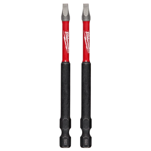 SHOCKWAVE&trade; Power Bit Square Recess #3 89mm (3-1/2&quot;) 2PK