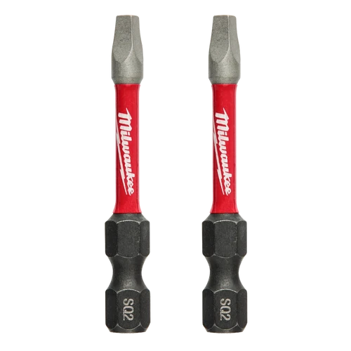 SHOCKWAVE&trade; Power Bit Square Recess #2 50mm (2&quot;) 2PK