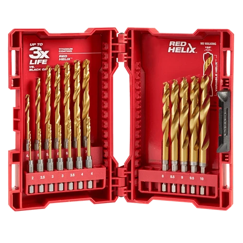 SHOCKWAVE&trade; Red Helix&trade; Titanium 19 Pce Kit