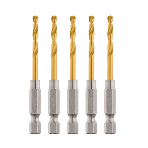 SHOCKWAVE&trade; Red Helix Titanium Drill Bit 3.2mm 5 Pack