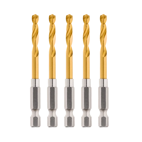 SHOCKWAVE&trade; Red Helix Titanium Drill Bit 4.2mm 5 Pack