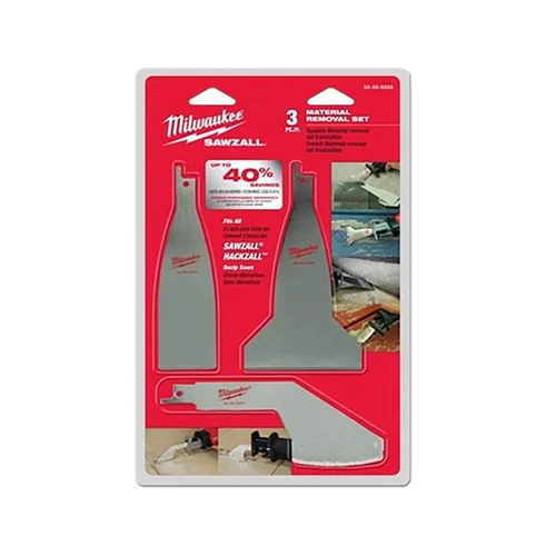 SAWZALL&trade; &amp; HACKZALL&trade; Material Removal 3-Piece Set