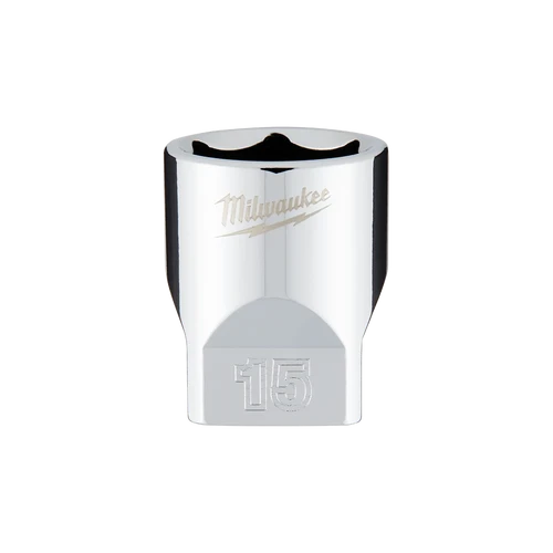 1/4&quot; Drive 15mm Metric 6-Point Socket