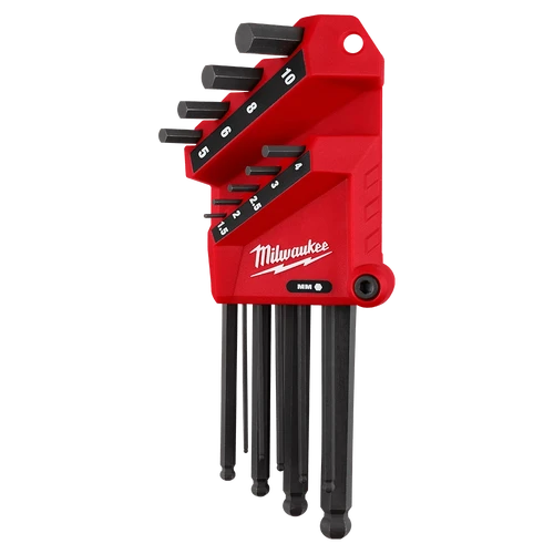 9PC Metric L-Style with Ball End Hex Key Set