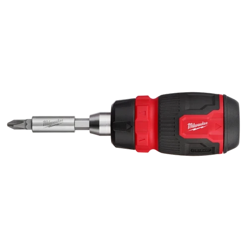 8-in-1 Ratcheting Compact Multi-Bit Screwdriver