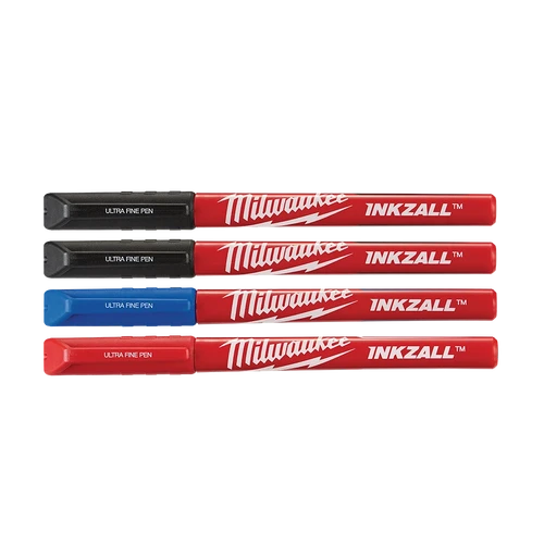 INKZALL&trade; Coloured Ultra Fine Point Pens (4 Pk)
