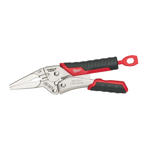 152mm (6&quot;) TORQUE LOCK&trade; Long Nose Locking Pliers with Durable Grip