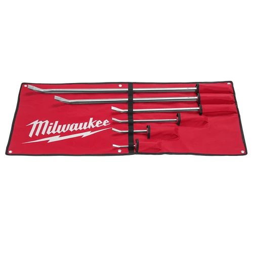 6pc Pry Bar Set In Roll