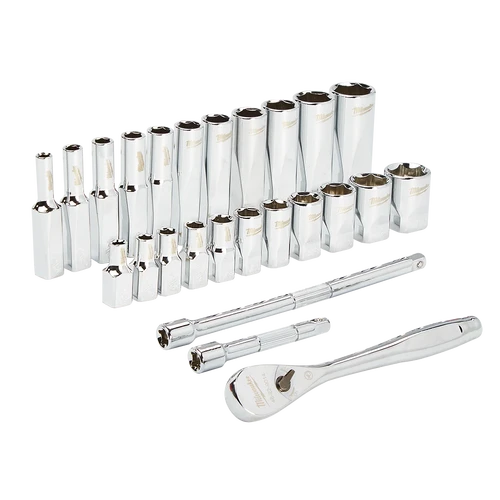 1/4&quot; Drive 26pc Ratchet &amp; Socket Set - SAE