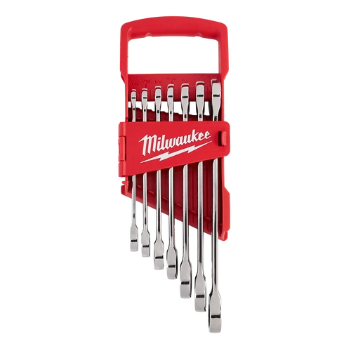 7pc Ratcheting Combination Wrench Set &ndash; SAE