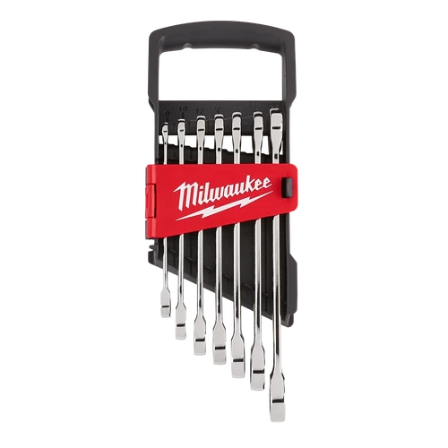 7pc Ratcheting Combination Wrench Set &ndash; Metric
