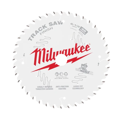 165mm (6-1/2&quot;) 40T Wood Track Saw Blade Finish