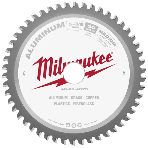 137mm (5-3/8&quot;) 50T Aluminium Circular Saw Blade