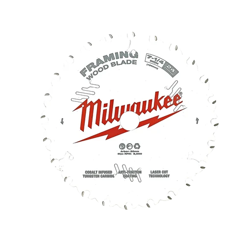 184mm (7-1/4&quot;) 24T Wood Circular Saw Blade Framing