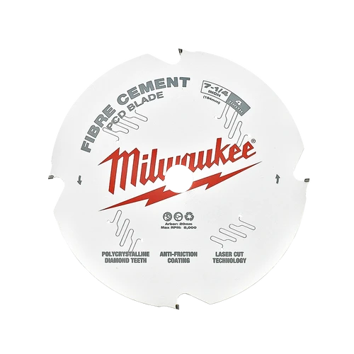 184mm (7-1/4&quot;) 4T Fibre Cement Circular Saw Blade PCD