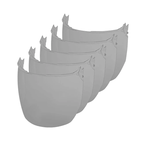 BOLT Face Shield Universal Grey Replacement 5PK