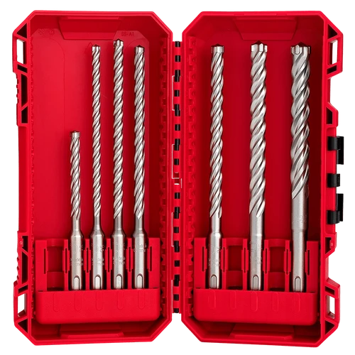 SDS Plus MX4 4-Cut Drill Bit 7PC Set