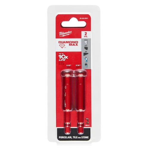 DIAMOND MAX&trade; 6MM Diamond Grit Hole Saw 2Pk