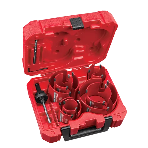 BIG HAWG™ with Carbide Teeth Hole Saw 10-Piece Kit For General Purpose
