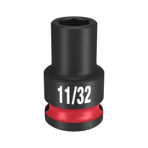 SHOCKWAVE&trade; 3/8&quot; Drive 11/32&quot; Standard 6 Point Impact Socket