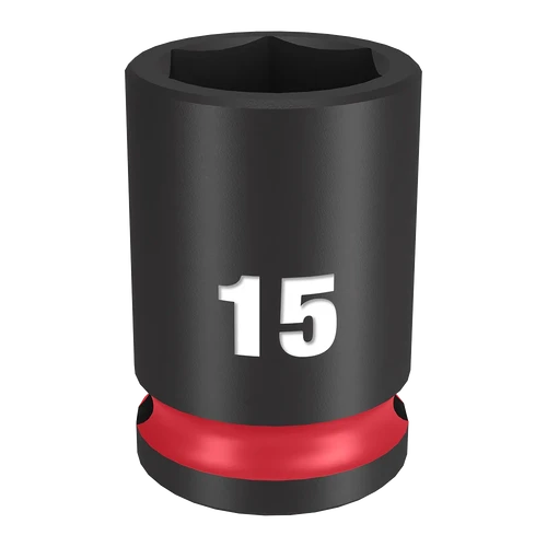 SHOCKWAVE&trade; 3/8&quot; Drive 15mm Standard 6 Point Impact Socket