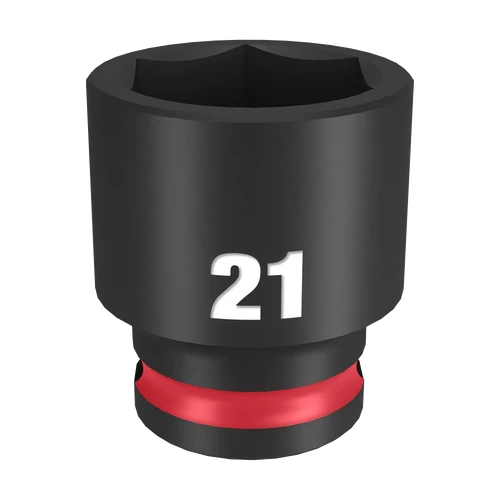 SHOCKWAVE&trade; 3/8&quot; Drive 21mm Standard 6 Point Impact Socket