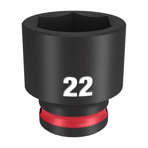 SHOCKWAVE&trade; 3/8&quot; Drive 22mm Standard 6 Point Impact Socket