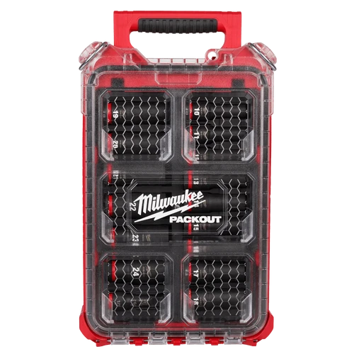 SHOCKWAVE&trade; 1/2&quot; Drive 16 PCE Metric Deep Impact Socket PACKOUT&trade; Set