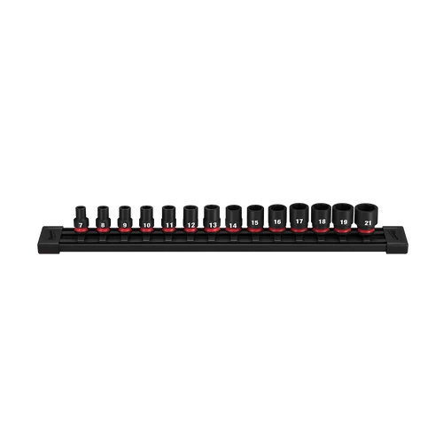SHOCKWAVE&trade; 3/8&quot; Drive 14PC Metric Standard 6 Point Impact Socket Set
