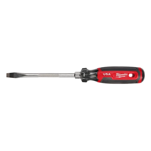 USA Made Cushion Grip Slotted 8mm (5/16&quot;) x 152mm Screwdriver