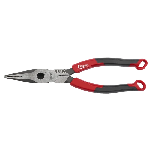 USA Made Comfort Grip 203mm (8&quot;) Long Nose Pliers