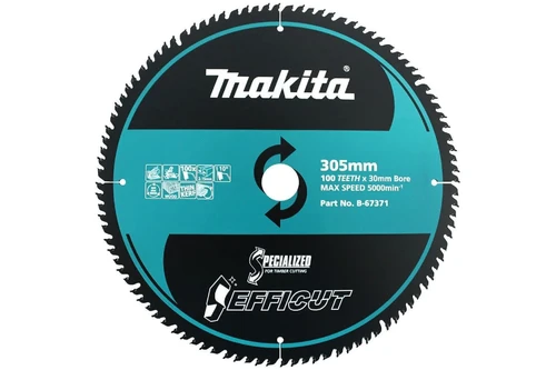 Efficut blades EFFICUT 305mm Cutting blades B-67359 305 x 30 x 60T 2.15mm 10° 25.4mm 5,000