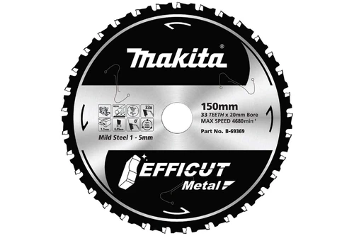 Efficut blades EFFICUT Metal 136-150mm General Purpose Blades B-69347 136 x 30T (DCS552)    