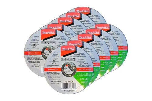 Masonry Cut-off Discs 100mm-230mm Masonry Cut-off discs D-18742-5 230 X 3 X 22.23mm type 41 standard flat cutting disc, suitable for cutting stone C30S-BF