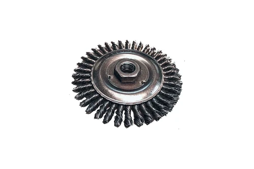 Wire Brushes Twisted Wire Wheel D-55245 Wheel brush 100mm x M14 Knotted steel wire 0.5 12,500 115 / 125
