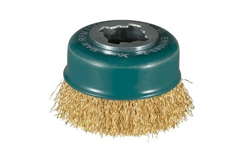 X-Lock discs X-LOCK 75mm Crimped Brass Coated Cup Brush D-73433 X-LOCK 75mm Crimped Brass Coated Cup Brush DGA519