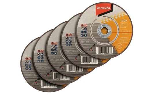 INOX Cut-off discs 76mm X 1.0mm (3&quot;) 5-Pack Stainless Cut-off Wheel D-75661-5 76mm (3 76mm X 1.0mm (3 T41 WA 46S-BF Stainless Steel, Metal